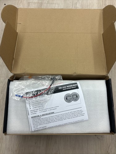 BICYACO 7 InchLED Headlight Halo Compatible with Jeep Wrangler 1997-2018 - Picture 2 of 4
