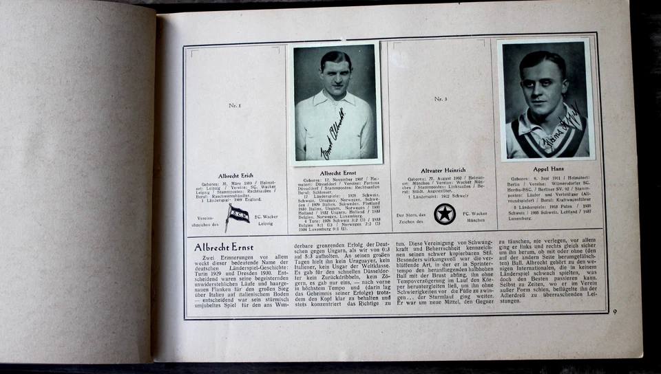 Kicker Bilderwerk 1937 - La Allemand Joueur De L'Equipe Nationale - 119 Images - Photo 4/4