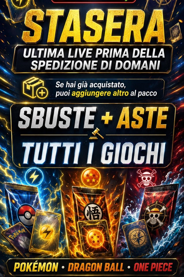 POKÉMON ONE PIECE DRAGONBALL – RIP E SHIP | ASTE DA 1€