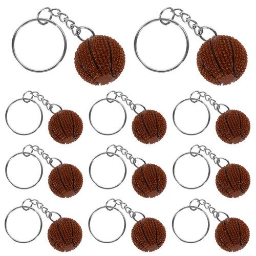 12 Pcs Basketball Keychain Themed Keychains for Kids Child Souvenir - Picture 4 of 12