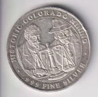 .999 FINE SILVER 1 TROY OZ SILVER ROUND HISTORIC COLORADO MINING CENTRAL CITY