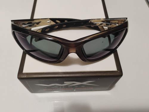 WILEY X WX Sunglasses ๐ Magnified Lenses Cream Wrap Polarized. 63-17-135 Used! - Picture 18 of 19