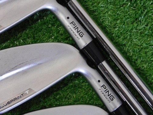 PING Blueprint T Forged Irons 4-W Tour 120 X Extra Stiff Steel Black Dot - Picture 3 of 10