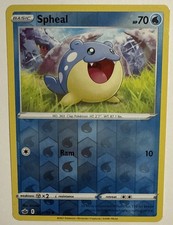 Pokemon TCG 2021 Chilling Reign Card Spheal 037/198 Reverse Holo Foil Near Mint
