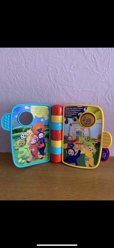 Vtech Teletubbies Time To Rhyme Electronic Talking Light Up Musical Book - Picture 2 of 4