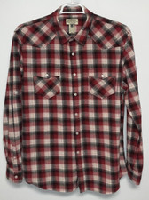 American Rag Long Sleeve Button Up Flannel Shirt Men's Extra Large