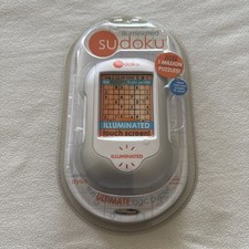 Sudoku Handheld Electronic Game Technosource Illuminated Touch Screen NEW/SEALED
