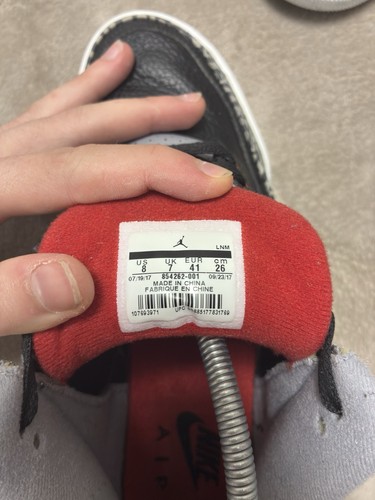 Jordan 3 Black Cement 2018 talla 41 | Air Jordan retro OG - Bild 12 von 12