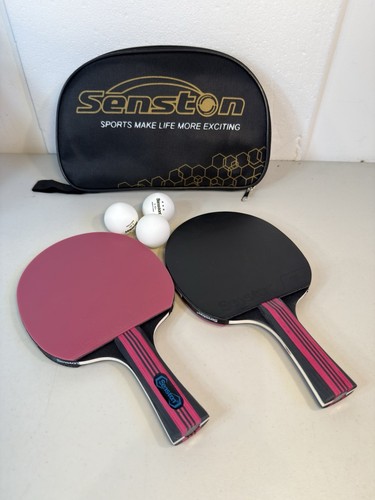 Juego de 2 palas de ping pong senston tenis de mesa entretenimiento o competencia - Imagen 12 de 15