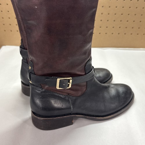 Vince Camuto Damen zweifarbige Flavian Leder Reitstiefel Größe 7B EU37 - Bild 8 von 20