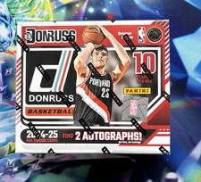2024-25 Panini Donruss Choice Hobby Basketball Factory Sealed Box - 2 Autographs
