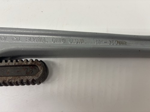 Rigid 814 Aluminum Heavy Duty 14" Pipe Wrench USA - Picture 6 of 8