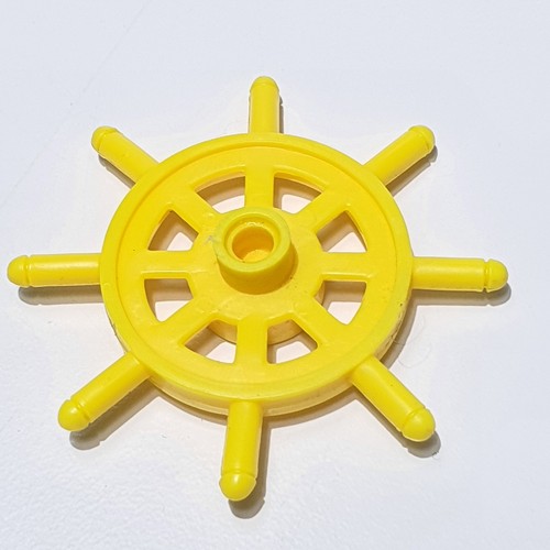 Vtg TMNT Leo's Jolly Turtle Tubboat STEERING WHEEL Wacky Action vehicle part - Picture 11 of 14