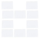 10 stücke Transparente lose-blatt-Taschen lose-blatt-Aufbewahrungstasche Karte