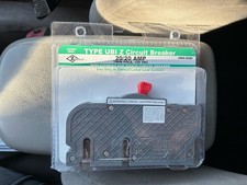 Zinsco Type UBI Z Circuit Breaker 20/20 Amp Twin Pole, 120 VAC