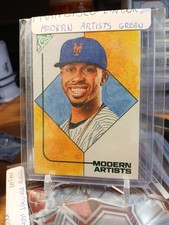 2021 Topps Gallery - Modern Artists Francisco Lindor #MA-9 Green /250
