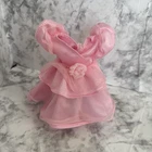 Vintage 1990 Barbie Compleat Fashion Pack # 8750 Pink Rose Mini Dress Replacemen