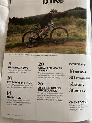Bike Arkansas Magazine February 20 25 Issue Number 33 My Town My Ride Edition  - Picture 2 of 2