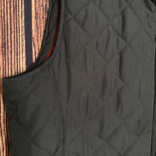 Hawke & Co. Outfitter Men's Size Size Large Quilted Vest Black/Red Lining - Picture 3 of 11