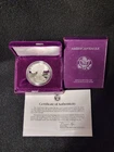 PROOF 1990-S  Silver Eagle in MINT Box w/COA 1 Oz Silver .999 1$ US