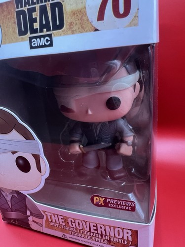 Funko Pop The Walking Dead The Governor Bloody Eyepatch #70 PX Previews Exlusive - Picture 5 of 5