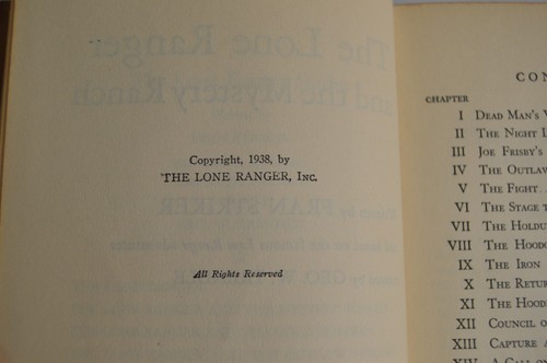 3 Vintage The Lone Ranger Fran Striker Powder Trail Mystery Ranch & Hopalong - Bild 18 von 24