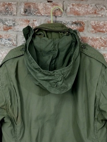 Abrigo de campo mediano vintage de la era de la guerra de Vietnam 1974 USMC So Sew para hombre clima frío - Imagen 10 de 14