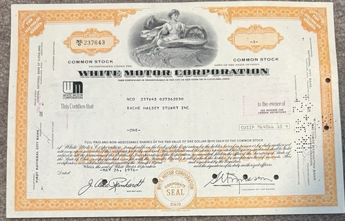 Vintage Aktienzertifikate, FWD, White Motor Company, Studebaker Worthington - Bild 2 von 9
