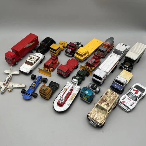 Job Lot Vintage Diecast Cars Truck Bundle Mixed Brands Matchbox Corgi +Others #2