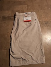 Greg Norman Men's Performance Stretch Golf Short, Khaki, Size 34