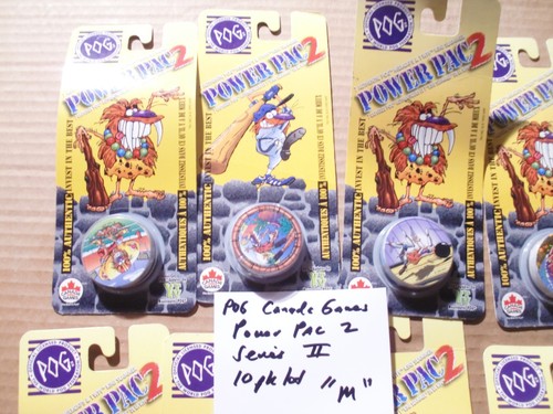POGS/MILKCAPS POG BY CANADA GAMES (10) UNOPENED BLISTER POWER PAC SERIES II #M - Picture 2 of 6
