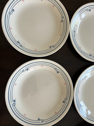 Set of 12 CORELLE Country Violets BREAD & BUTTER DESSERT PLATES 6.75” - Picture 4 of 10