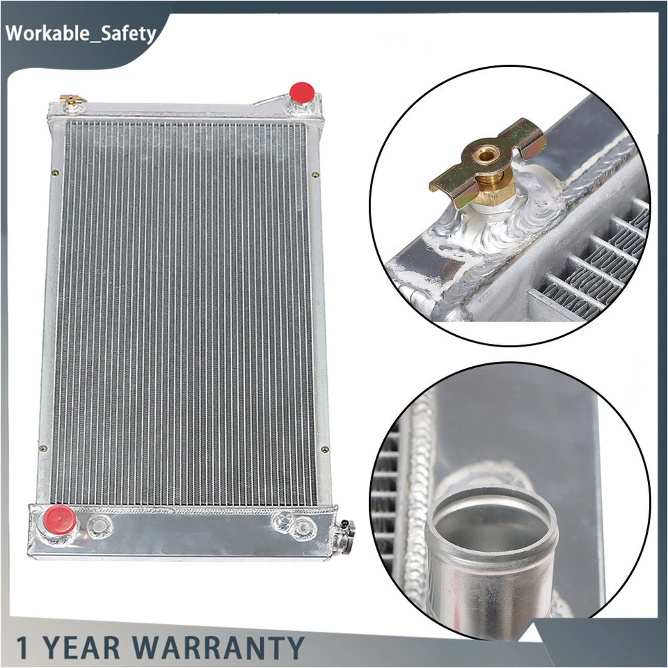 Radiador de aluminio de 3 filas 67-72 para camioneta Chevy/GMC C10/C20/C30 C1500/C2500 Foto 4 de 4