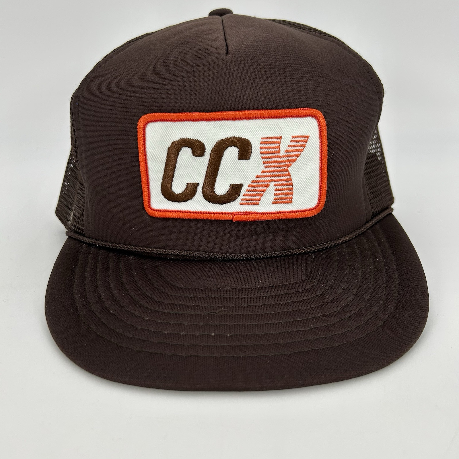 帽子 N!ce cap (BROWN) John Deere Men's Leather Look Cap | Brown Barbed Wire Hat