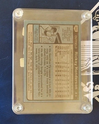 Juego completo de béisbol Topps 1980 1-726 casi nuevo carpeta Rickey soporte RC - graduable - Imagen 5 de 24