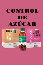 OMNILIFE Control De Peso 1 Via Dulce + 1 Oml Fibra + 24 Botellas Ego Plant