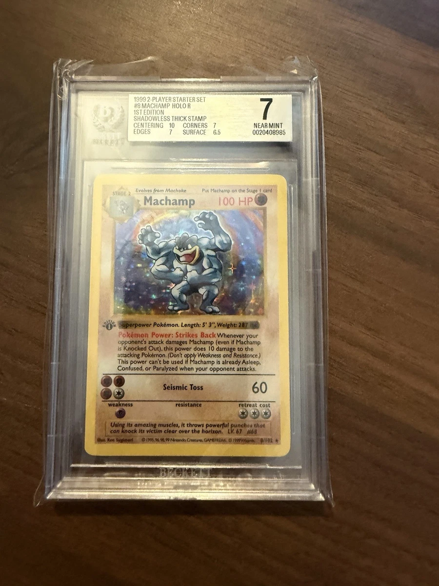 First Edition Pokémon Machamp Individual Cards for sale - eBay