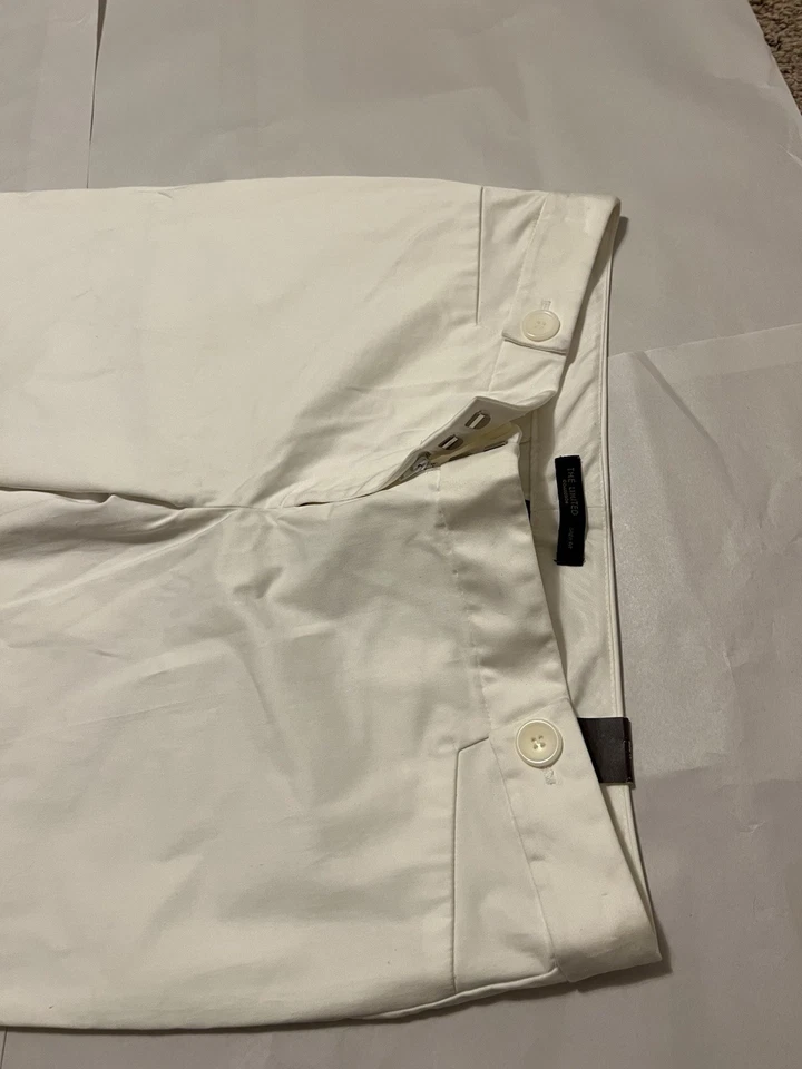 Pantalones The Limited Cassidy Mujer Seersucker Rayas Gris Elastizado Bota Acampanada Talla 14 Foto 3 de 4