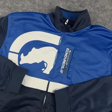 Vintage Ecko Unltd Track Jacket Men 2XL Blue Embroidered Rhino Full Zip Hip Hop