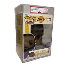 Clasificado PSA 10 Como Nuevo Funko POP NBA LeBron James Los Angeles Lakers #172 Baloncesto