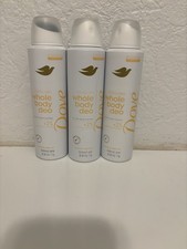 Dove Whole Body Deodorant, Peach And White Tea, Lot Of 3