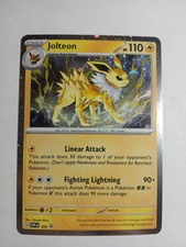 Jolteon 169 Sv: Scarlet & Violet Promo Cards Holo