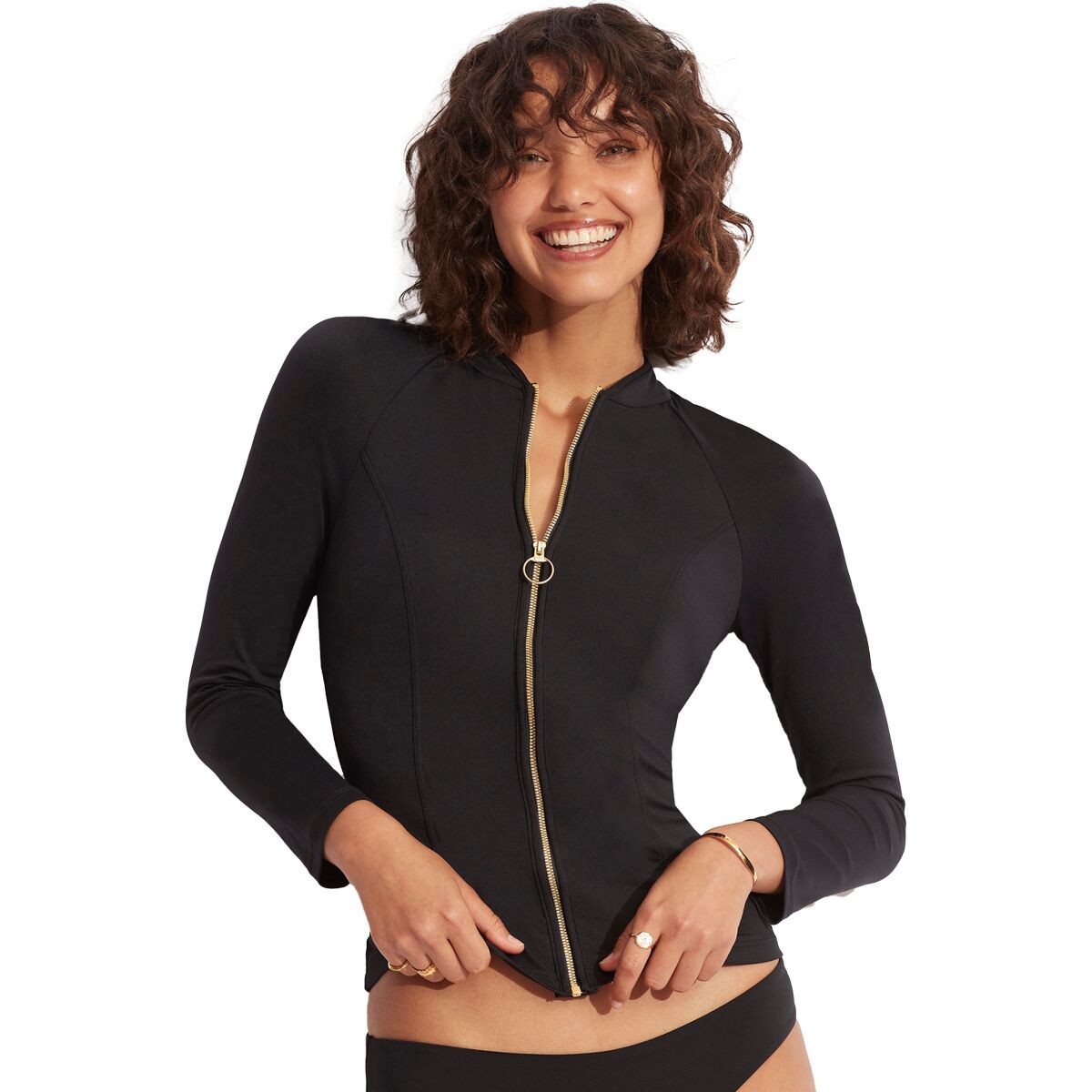 Топ Seafolly Collective с длинным рукавом Sunvest от Seafolly Collective - Женский