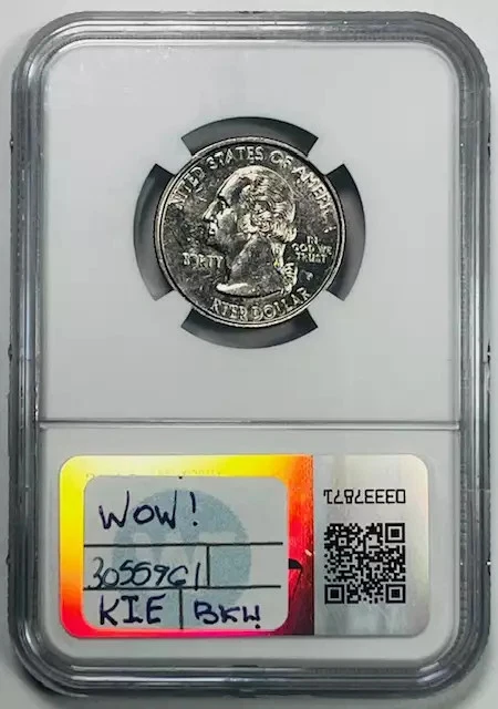 1999 P Quarter State Series NGC UNC Details Obverse and Reverse Sturck Thru Wow! - Image 2 of 2