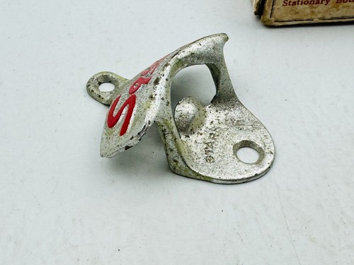 Vintage Squirt Wall Mount Bottle Cap Top Opener Starr X w/ Box - Picture 5 of 13