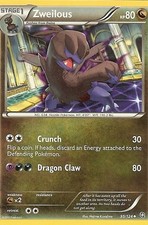 95/124 Zweilous Uncommon: Pokemon Trading Card Game BW-06 Dragons Exalted