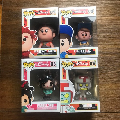 Disney Wreck-It Ralph Funko Pop! Vinyl's #01, 02, 03 & 05 and Protectors - Bild 2 von 17