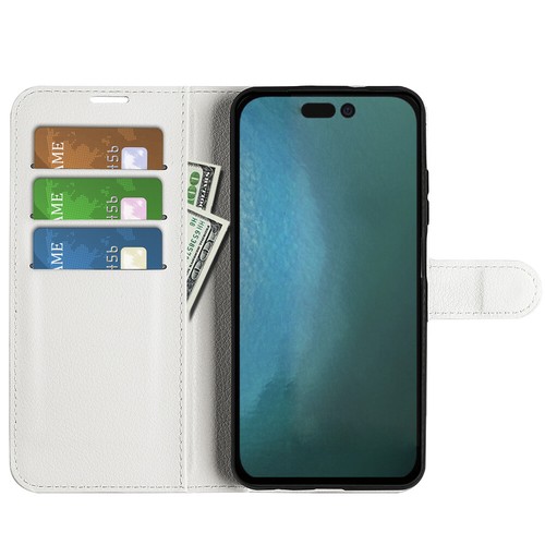 Handyhülle für iPhone 13 14 Plus Pro Max Magnethülle PU Leder Geldbörse Bling - Bild 12 von 44