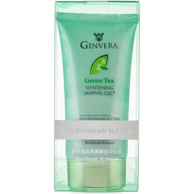 Authentic Ginvera Green Tea Whitening Marvel Gel Zero Blackheads Remover (60ml)