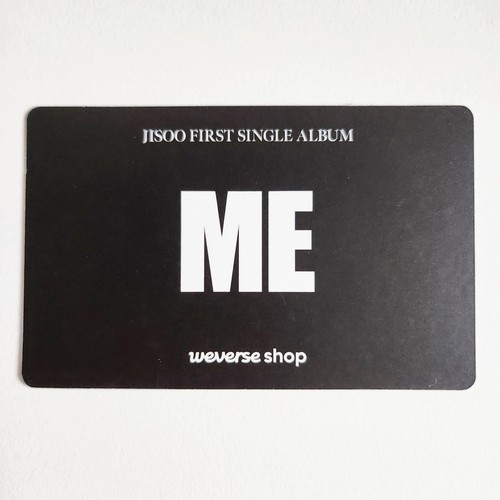 "PRIMER ÁLBUM SINGLE 'ME' WEVERSE SHOP POB Tarjeta de fotos / Marco de fotos BLACKPINK JISOO - Imagen 3 de 14